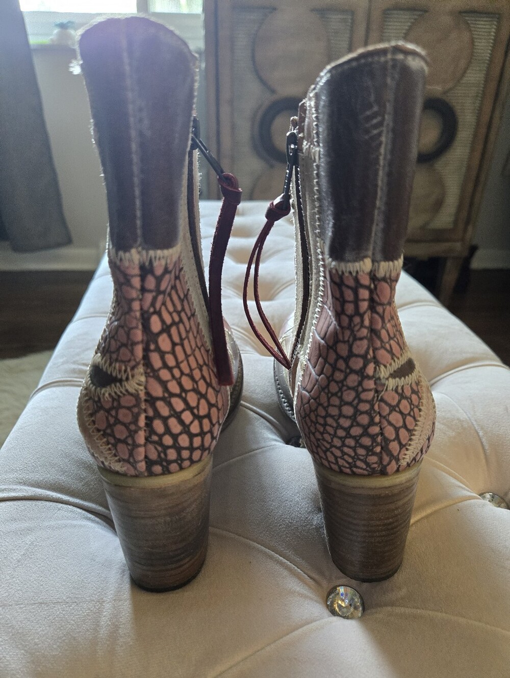 Freebird Flower Bootie Pink - Picture 4 of 6